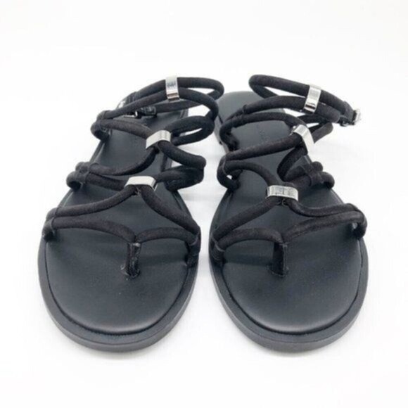 REBECCA MINKOFF Sarle Strappy Black Sandal - Picture 7 of 8